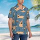 thumbnail image 3 of Fotbe French Bulldog Yoga Camisa Hawaiana para Hombre Unisex – Camisa Casual de Verano con Botones de Manga Corta de Algodón y Lino,X-Large, 3 of 7