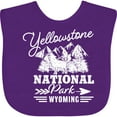 thumbnail image 3 of Inktastic Wyoming Yellowstone National Park Boys or Girls Baby Bib, 3 of 4