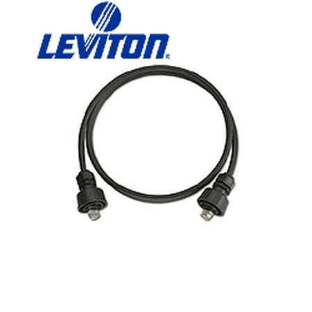 UPC 078477229781 product image for Leviton D6720-15E DuraPort Industrial Patch Cord 15-Foot - Black | upcitemdb.com