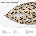thumbnail image 5 of Haiem Dachshund Print Velvet Soft Solid Decorative Square Throw Pillow Covers Set with Elegant Piping Christmas Cushion Case for Sofa Bedroom Car-18"x18", 5 of 8
