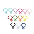 thumbnail image 3 of K-KED 5PCS Candy Color Rotatable Keychain Ring Metal For Handmade Delicate Jewelry Making DIY-Mixed Color-5PCS Bear 34X21.6X9MM, 3 of 9