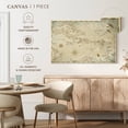 thumbnail image 4 of Elephant Stock Who We Are I Push Pin Caribbean Map Wall Art - Map Canvas Canvas - 36" x 24", 4 of 4