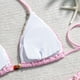 thumbnail image 5 of Tankini para mujer, bikini liso sin espalda, de dos piezas, estilo vendaje, para playa, dos piezas, tankini, 2 piezas, 5 of 9