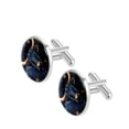 thumbnail image 2 of Constellation Elegant Stainless Steel Shirt Cufflinks for Formal Attire - for Weddings and Business Meetings, 2 of 6