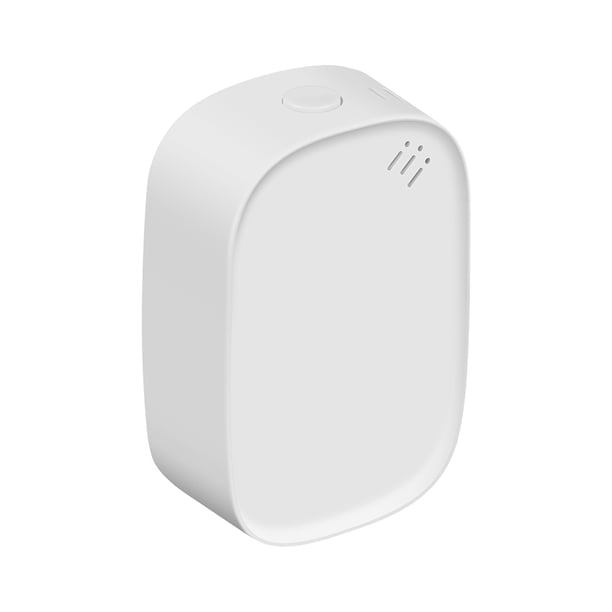 Termómetro higrómetro inteligente ZigBee que funciona con Alexa Google Home con batería
