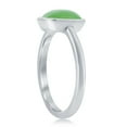 thumbnail image 2 of Daily Delight TheJewelryHut Designer Sterling Silver 8mm Cushion Jade Ring, 2 of 2