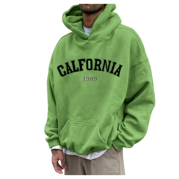 Hoodies For Mens Autumn And Winter Letter Oversize Loose Plus Size