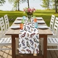 thumbnail image 4 of Table Runners 72 Inches Long Dress Scarves, Boho Western Colorful Farmhouse Kitchen/Dining Table Runner, Coffee Tablerunners, Vintage Abstract Art Ethnic Tribe 14x72 Inch, 4 of 9