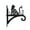 Cats, variant on YardVibe Wall Plant Hanger - Heavy Duty Metal Brackets with Cats Design for Plants, Bird Feeders, Lanterns, Wind Chimes, Outdoor & Indoor Use, Cats Design