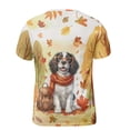 thumbnail image 2 of Welcome Fall English Springer Spaniel Enjoys School Time Autumn Fall Leaves All Over Print 3D Shirt Unisex Merch Springers Dog Lover Gifts - 02013, 2 of 6