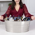 thumbnail image 5 of BREKX Aspen Model Stainless Steel Beverage Tub, with Iron Stand, 28-inch Height, 5 of 9