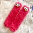 thumbnail image 2 of Fabrcox Thick Warm Winter Slipper Socks, Funny Cartoon Big Eyes Monster Soft Casual Fuzzy Indoor Sleep Floor Socks, 2 of 9