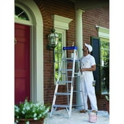 Louisville Ladder 6-Foot Aluminum Step Ladder with molded pail, 250-Pound Load Capacity, Type I, AS2106