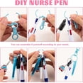 thumbnail image 3 of czcpp-Mini Highlighter Nurse Pens for Badge Reel Pen Include 6 Tip Highlighter 6 Permanent Marker Pen and 6 Retractable Ball Pen with 6 Nursing Keychain Clip Christmas Gift (30pcs), 3 of 4