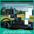 thumbnail image 5 of 48V Lithium Battery for Golf Cart,Mini 105AH Lifepo4 Battery with Touch Monitor and 22A Charger,Built-in 200A BMS and Bluetooth,Up to 8000 Deep Cycle,Perfect for Golf Carts, 5 of 8