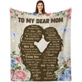 thumbnail image 1 of LHSHID Gifts for MomMom GiftsBirthday Gifts for MomMom Birthday GiftsMom Gift from Daughter Mom Blanket Gifts for Christmas/Valentine's Day/Birthday Gifts Throw Blanket 30"x40", 1 of 6