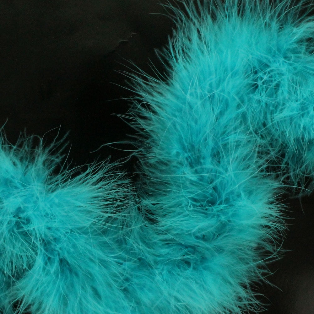18" Light Turquoise Marabou Feather Boa
