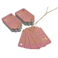 thumbnail image 3 of Inkdotpot Real Gold Foil Made With Love Text Tags Favor Hang Paper Tags 100 Pack, 3 of 6