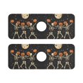 thumbnail image 7 of Yayeee Faucet Mat for Kitchen Sink 14.7" Diatomite Long Splash Guard Pad, Black Halloween Dancing Skeleton, 2 Pack, 7 of 7