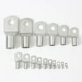 thumbnail image 4 of 10Pcs 6mm 8mm 10mm SC16-6 SC25-6 SC35-6 Bolt Hole Lugs Ring Wire Nose Terminal Crimp SC Type Cable Connector Kit 10PCS SC16-10, 4 of 8