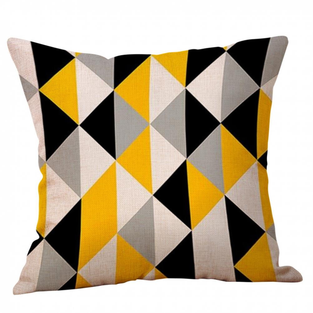 Mustard yellow pillow case sale