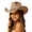 01Khaki3, variant on jiaxiM Straw Cowboy Hats for Women and Men Wide Brim Woven Cowboy Hat Western Cowgirl Hats Women for Country Concert Outfits