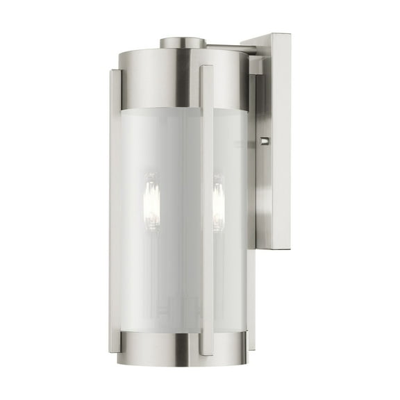Livex Lighting - Sheridan - 2 Light Outdoor Wall Lantern in Contemporary Style -