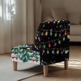 thumbnail image 5 of HELLHERO Christmas Lights Armless Accent Chair Protector, Dustproof Anti Scratch Armless Accent Chair Washable Cover for Hotel Home, 5 of 8