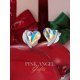 thumbnail image 3 of Pendientes de mujer chapados en oro rosa Pendientes de mujer Cristal Día de la Madre Regalo de joyería del Día de San Valentín, 3 of 5