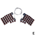 thumbnail image 1 of For Silakka54 Split Keyboard Two-Hand Split Ergonomic Qmk Split Hot-Swappable Vial Left-Hand And Right-Hand Keyboard, 1 of 1