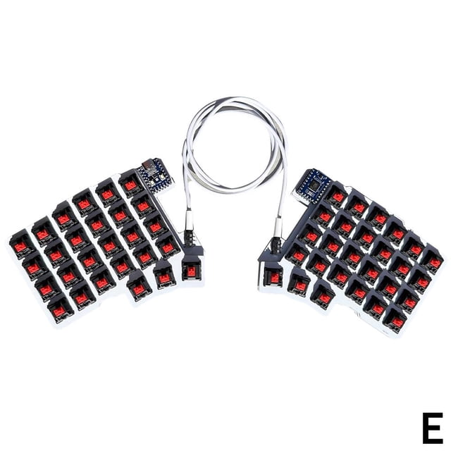 For Silakka54 Split Keyboard Two-Hand Split Ergonomic Qmk Split Hot-Swappable Vial Left-Hand And Right-Hand Keyboard
