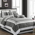 thumbnail image 4 of Generic, 7-Piece, Comforter Set, Two-toned Design, Queen, 4 of 4