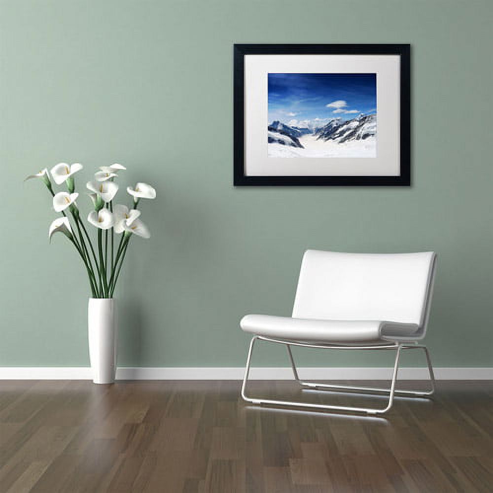 Trademark Fine Art "Distances" Canvas Art by Philippe Sainte-Laudy, White Matte, Black Frame