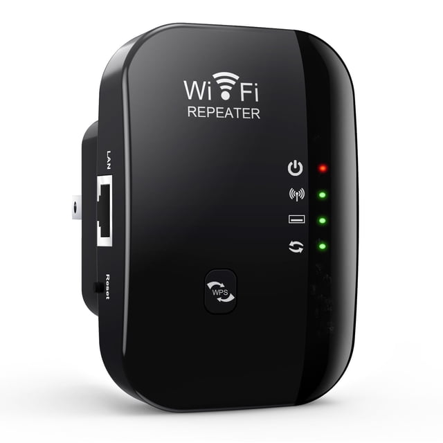 Extensor de rango WiFi (2024), repetidor de internet inalámbrico, amplificador de señal WiFi para hogares de hasta 5000 pies cuadrados y 45 dispositivos, amplificador de señal inalámbrica para el