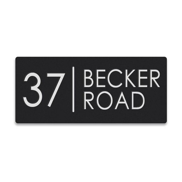 Personalised House Number Plaque DIY House Sign Door Sign Number Plate Acrylic T2K7