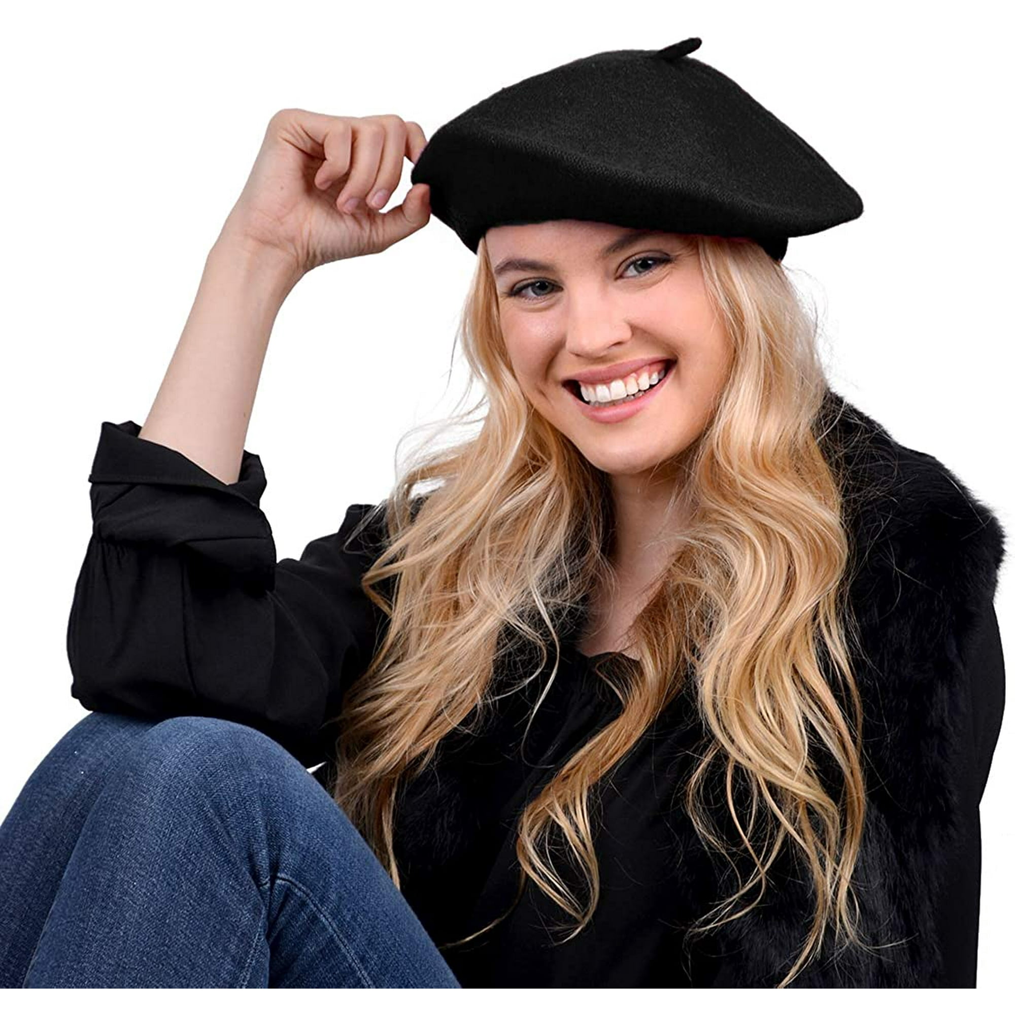 Fatty Farmer Parquet Solid Color French Beret Classic French