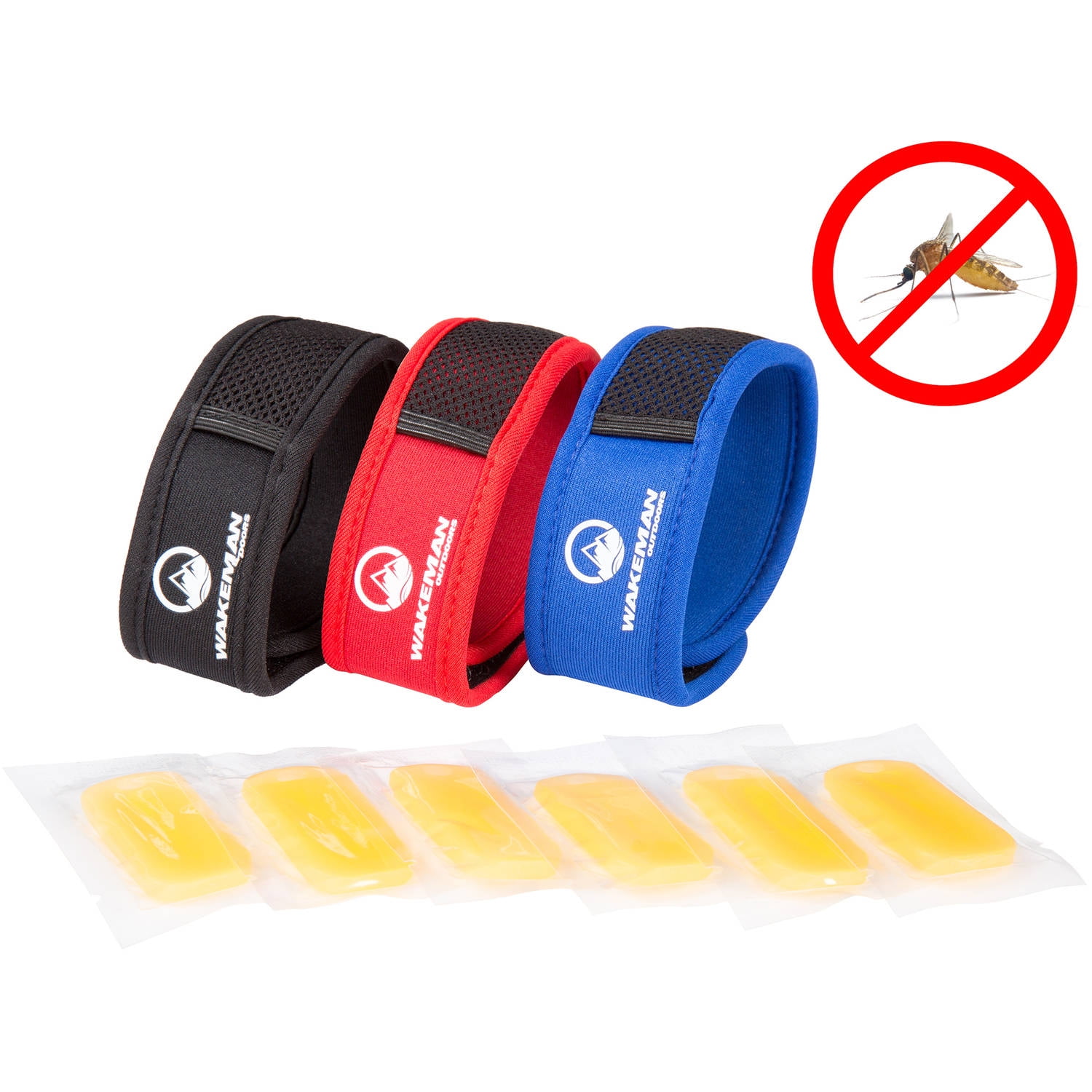 Natural Mosquito Repellent Bracelet Wristband Safe, DEET FREE Insect