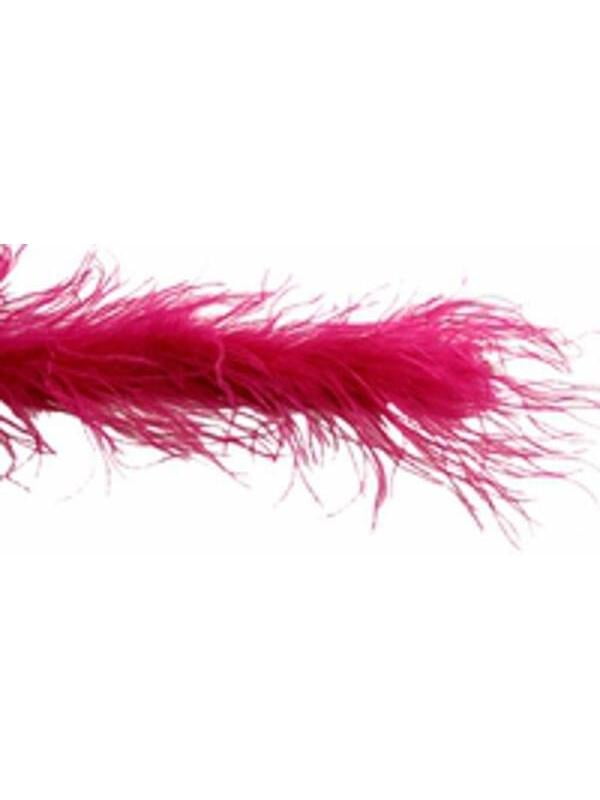 Fuchsia Ostrich Feather Boa