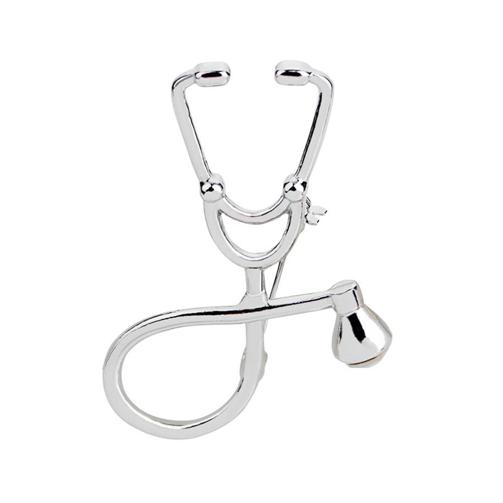 Medical Coat Lapel Pin Jackets Jewelry Stethoscope Brooches Nurses Pins