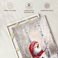 thumbnail image 6 of Elephant Stock Snowman In Wood Wall Art - Vertical Canvas Wall Art - Living Room Wall Decor - Holiday Canvas - Beige And Blue Decor By Makiko - 16" x 24", 6 of 8
