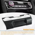 thumbnail image 5 of GUYUTING AC Switch Panel Cover Trim for 10th Gen Civic 2016 2021 Carbon Fiber Style Interior Upgrade Console Decor, 5 of 9