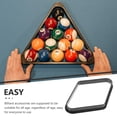 thumbnail image 3 of Tineasur Black Plastic Billiard Ball Storage Rack Sturdy Snooker Rhomb Frame for Home Use, 3 of 8