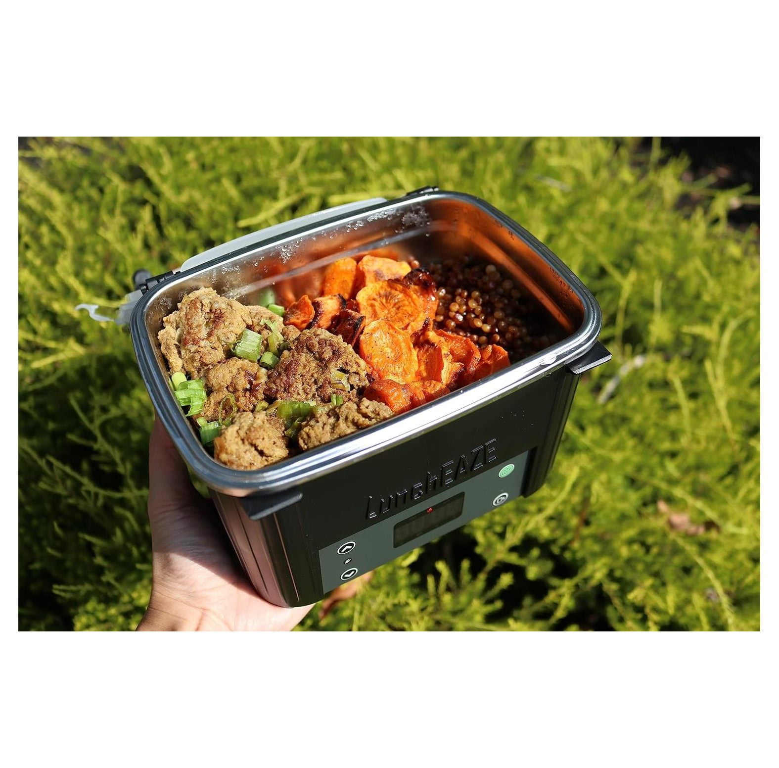 LunchEAZE LITE - Single - Cordless Heated Lunch Box - Battery-powered Food  Warmer