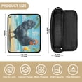 thumbnail image 4 of Curling Iron Storage Bag Hair Tools Travel Bag Heat Resistant and Portable Black Rooster, 4 of 8