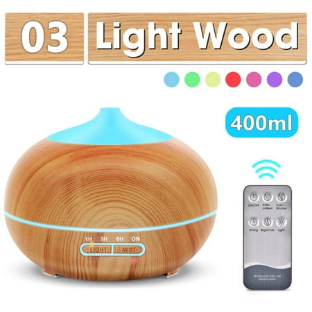 

400ML Aromatherapy Diffuser Xiomi Air Humidifier with LED Light Home Room Ultrasonic Cool Mist Aroma Essential Oil Diffuser