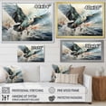 thumbnail image 4 of Designart "Cranes Flight Japon wall art II" Japanese Wall Art Print, 4 of 5