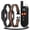 Orange-Black, variant on Dog Training Collar for 2 Dogs 20-120lbs, 3300FT Waterproof Rechargeable Shock Collar with Remote, Beep Vibration Safe Double Static and LED Light for Small Medium Large Dogs