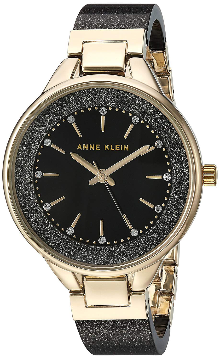 Anne Klein - Anne Klein Resin Ladies Watch AK-1408BKLE - Walmart.com