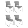 thumbnail image 1 of Set de 4 Sillas de Oficina para Visita Durables con Estructura de Acero, Modelo Delta, 1 of 5