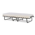 thumbnail image 4 of Linon Luxor Metal Folding Bed with Memory Foam Mattress in Beige, 4 of 23